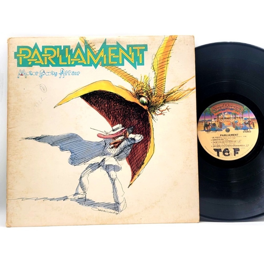 PARLIAMENT -‎ MOTOR BOOTY AFFAIR - SOUL FUNK POP LP RECORD POP UP INTACT